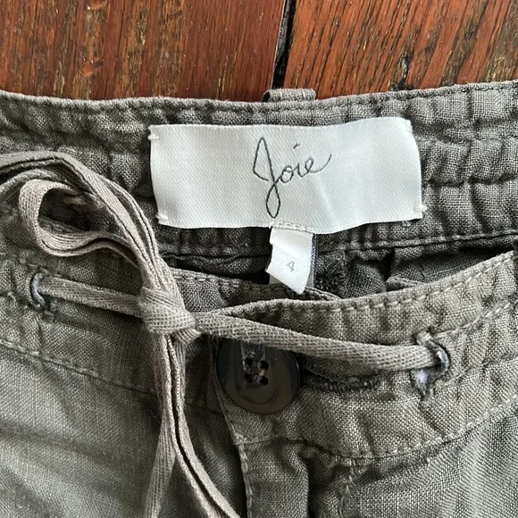 Joie Linen Shorts. size 4 - Picture 2 of 5